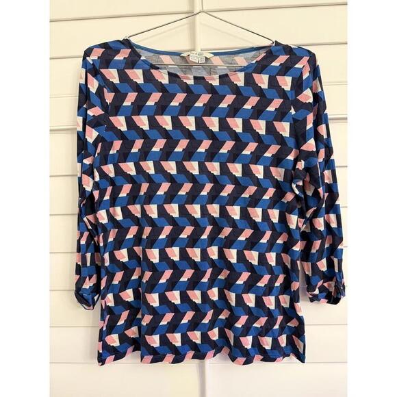 Boden Tops - Boden geometric print top Size 8